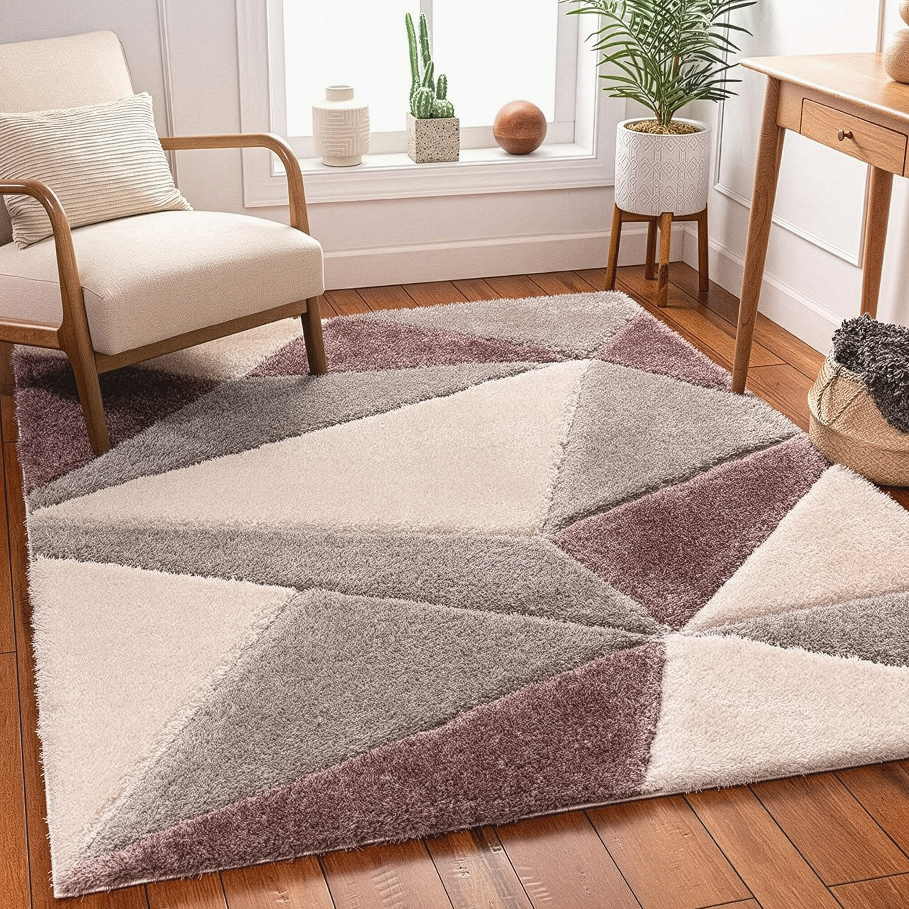 Golden Glow Shaggy Rug – Plush Indoor Rug for Softness, Comfort, and Style